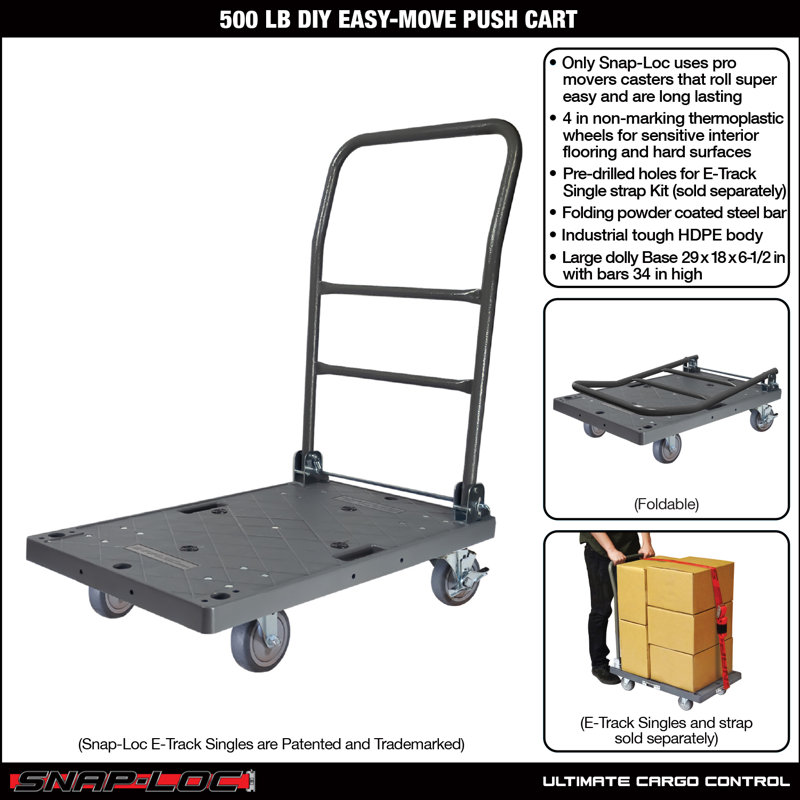 500 Lb. Capacity Foldable Platform Dolly