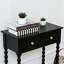 Elegant Console Table For Living Room Furniture, 2 Drawers Wooden Slim Entry Hallway Table