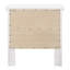 Table de chevet transitionnelle blanche élégante