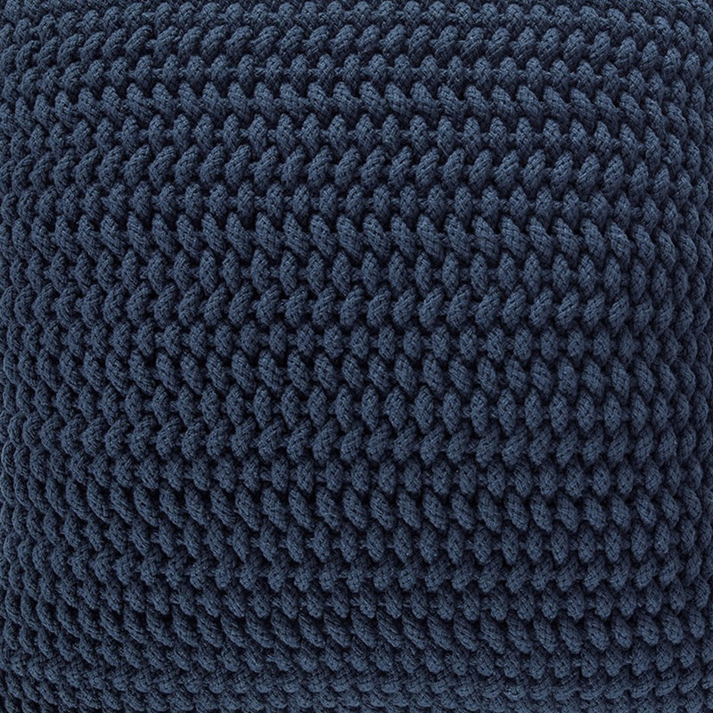 Ensemble de coussins décoratifs en coton bleu marine Ako