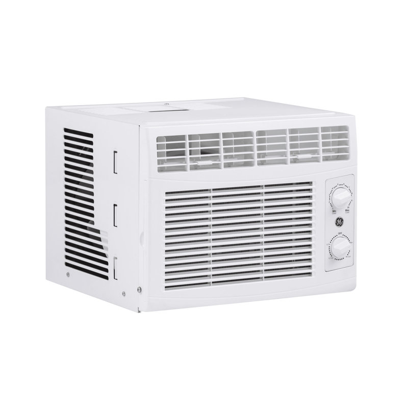 White 5000 BTU Window Air Conditioner with Remote and Sleep Mode