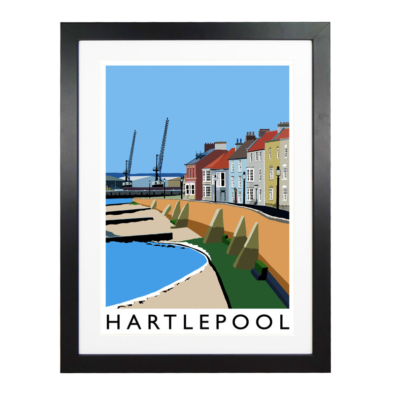 Richard O'Neil - Print, 43.5 cm H x 33.5 cm W x 2.2 cm D, Black Wood Frame