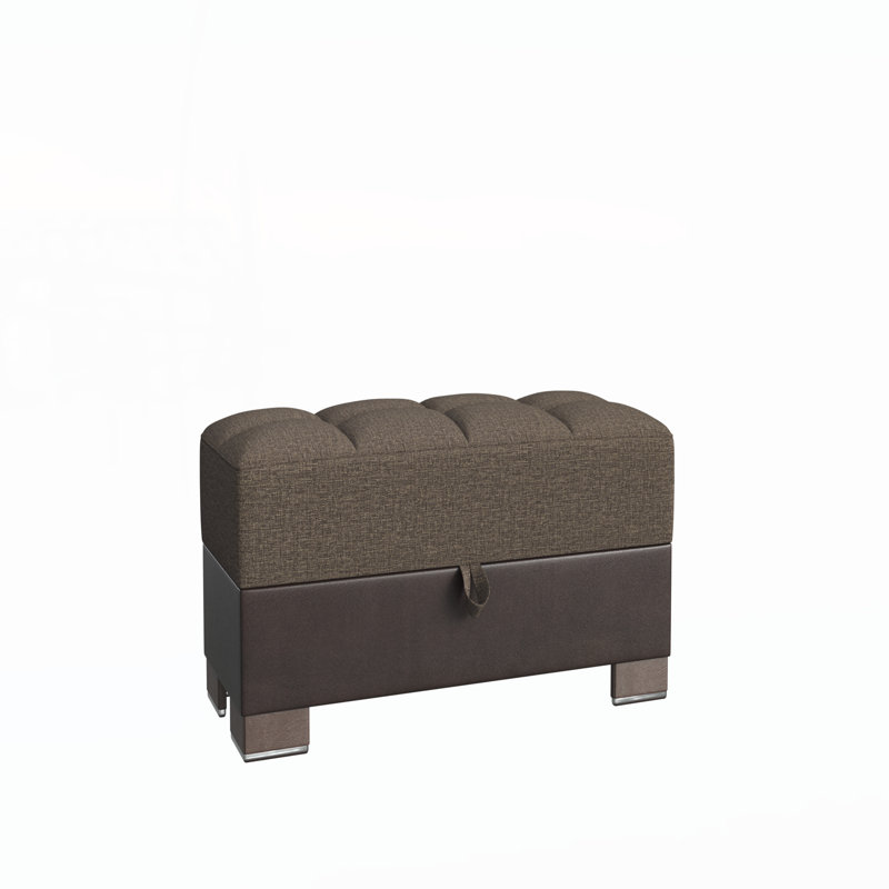 REPOSE-PIEDS, Chenille brun / gris
