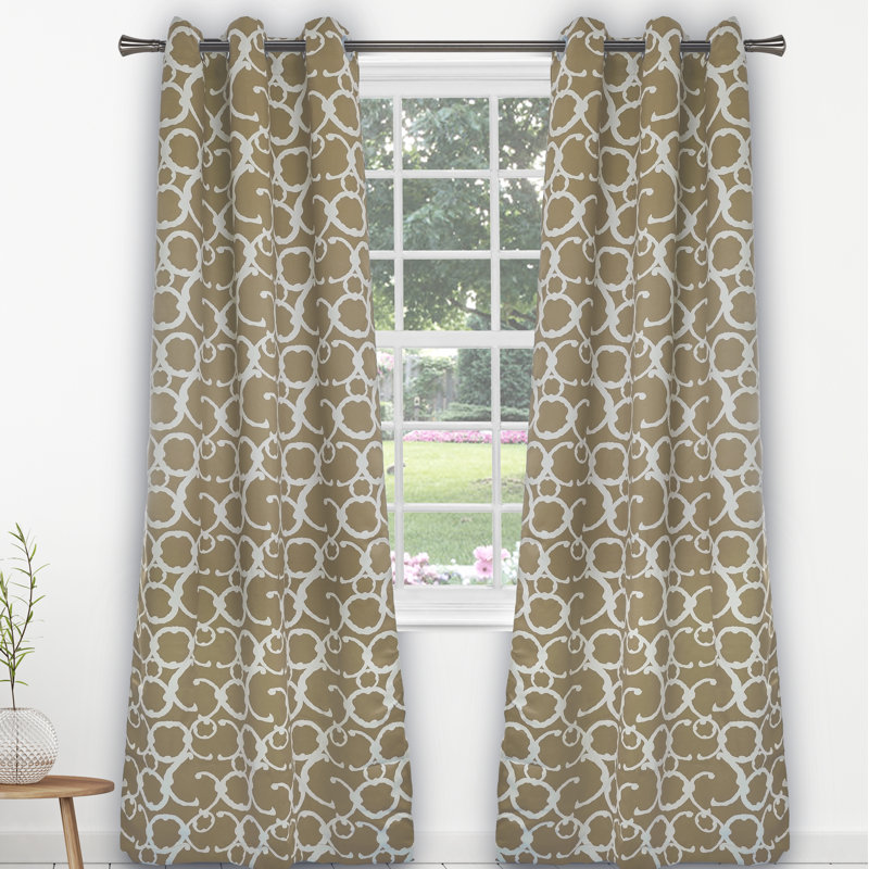 Paire de rideaux occultant avec œillets Stonehaven, Taupe