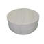 Table basse ronde rustique de 42 po au design cylindrique sculptural-1075672791
