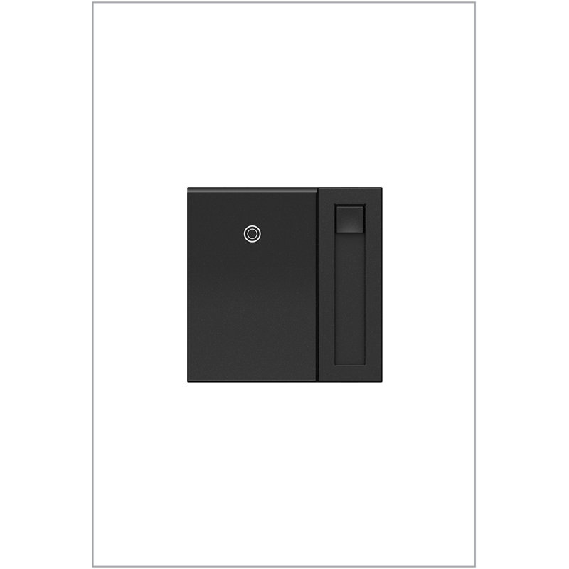 Gradateur unipolaire à DEL 150W à 3 pôles avec microban adorne Paddle, Graphite