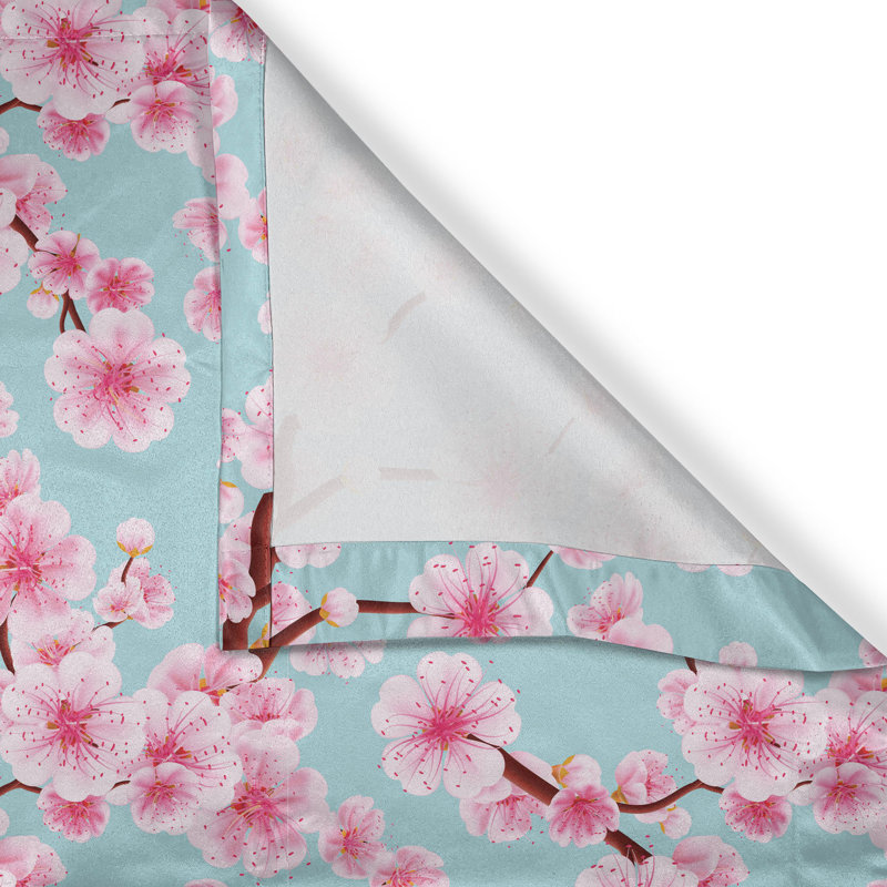 Polyester Semi Sheer Curtain/Drape Pair