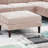 Modern Elegant Upholstered Ottoman-118486650