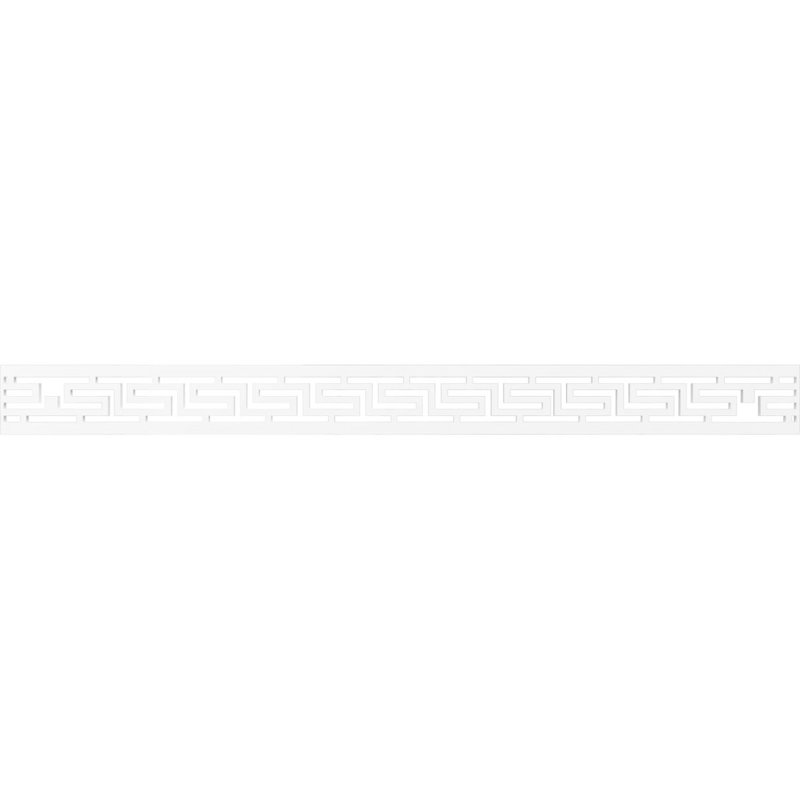 Moulure de panneau H T, H 4 po x l 46,38 po x P 0,38 po, PVC de qualité architecturale