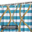 Rideau de douche bleu aquarelle transparente avec 12 crochets-1640180596