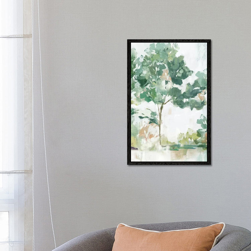 Soundless Beauty I by Isabelle Z - Painting on Canvas, 66.04 cm H x 45.72 cm W, Black Framed