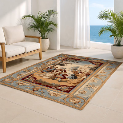 Tapis beige français d'intérieur et d'extérieur