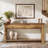 70.9” Console Table with 3 Drawers, Farmhouse Entryway Table
