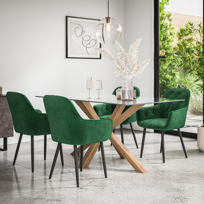 Ailla 4 - Person Dining Set