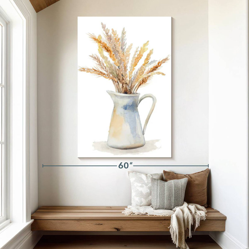 Harnek Wheat In Pitcher, 51" H x 34" W