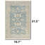 Tapis sarcelle Artisanal