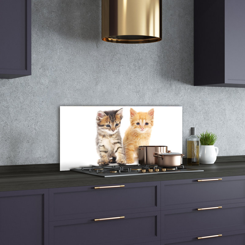 Lucritia 50cm W x 100cm L Glass Peel and Stick Panel