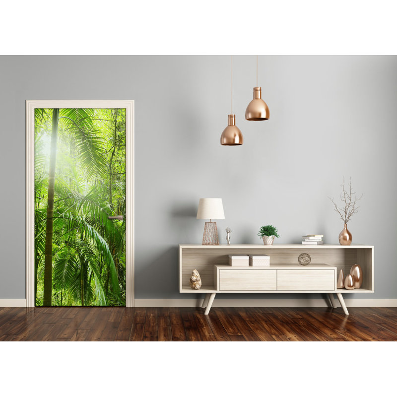 Rainforest Door Decal