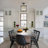 3-Light Industrial Cage Dimmable Semi Flush Mount Ceiling Light