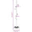 Noalani Iron Freestanding Coat Rack-1745151777