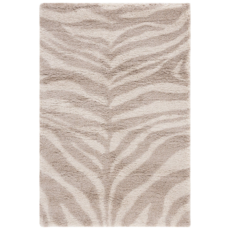 Chantaye Portofino Shag Performance Animal Print Rug, Rectangle 5'1" x 7'6"
