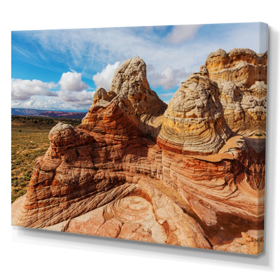 Paysage national de falaises de vermillon sur toile