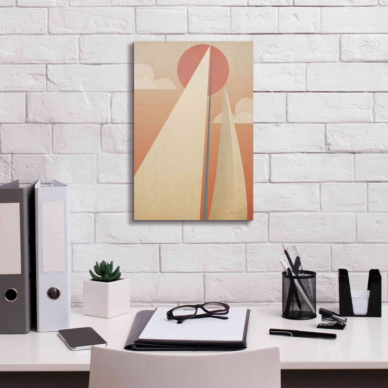 «Sails VI» par Ryan Fowler, H 18 po x l 12 po x P 0,75 po