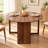 Round Drop Leaf Folding Dining Table