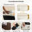 Upholstered Convertible Reclining Sleeper Sofa Bed With Versatile Ottoman, 2 Soft Pillows-1915647928