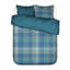 Cotton Plaid Duvet Cover with Pillowcases