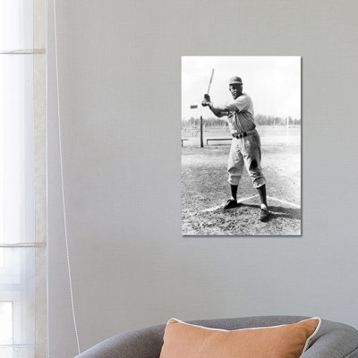 Jackie Robinson (1919-1972) - Wrapped Canvas Print