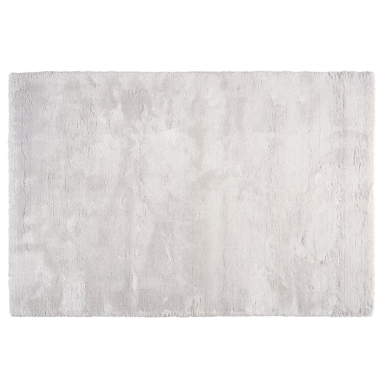 Toulemonde Bochart Délice Flatweave Silk Area Rug in Silver | Perigold