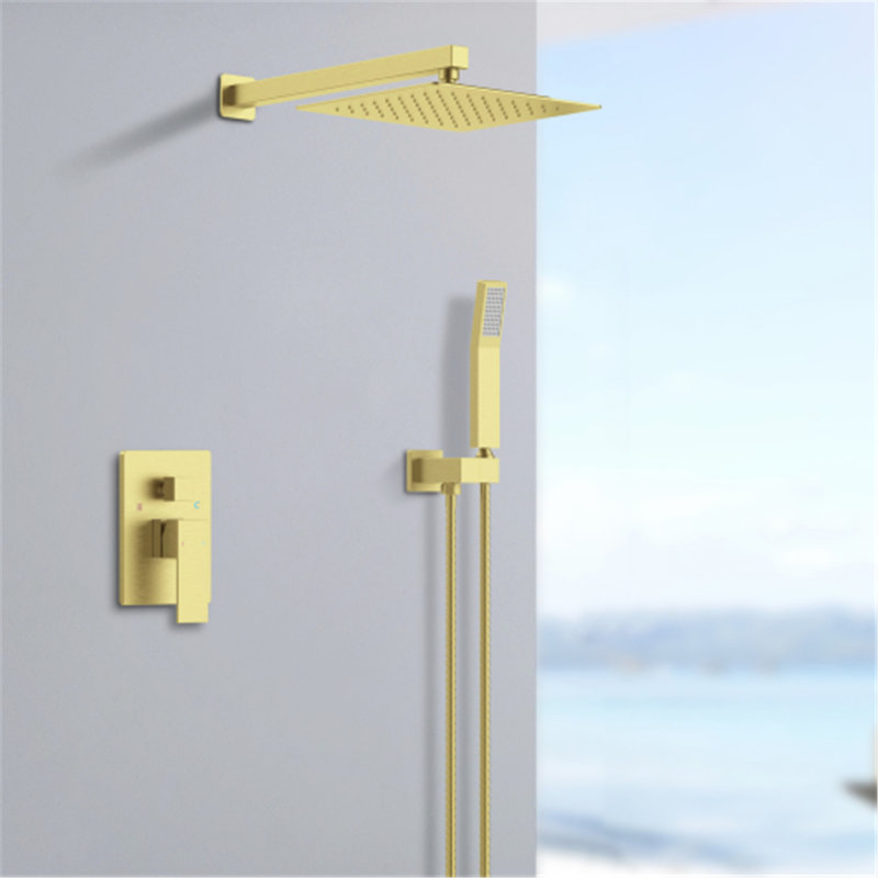 Wall Mounted Shower Only Faucet, Chrome