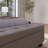 Linen Blend Upholstered Storage Bench