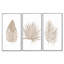 «Tropical Leaf», ensemble d'art mural sur toile, impression de décoration botanique beige - feuilles beige tropical-2147366447-2147366486