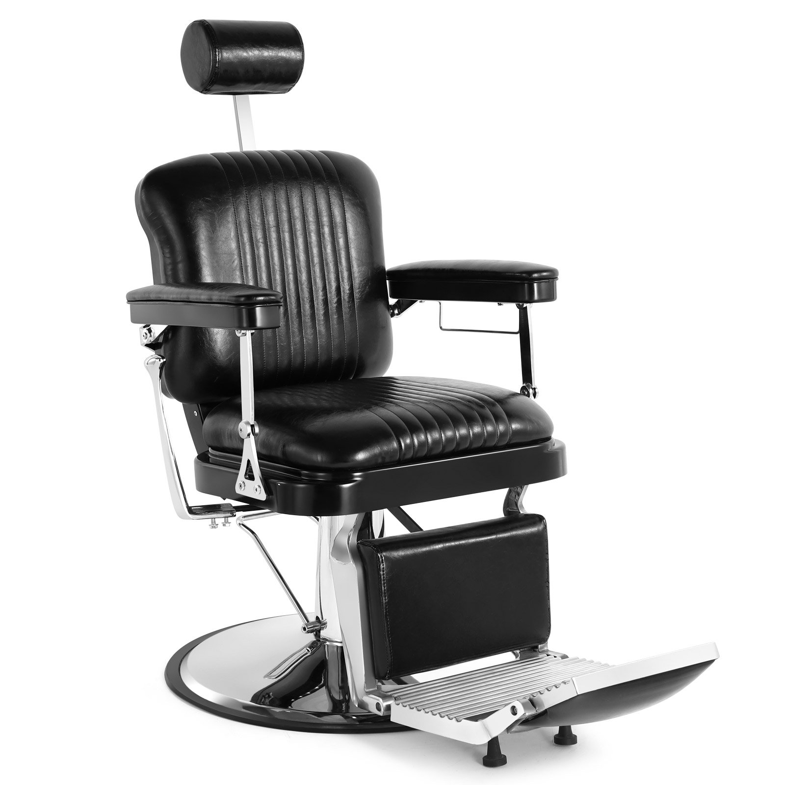 Inbox Zero Barber Chairs Heavy Duty Barber Chair Retro Hydraulic