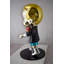 Caricature de statue en résine de barbe à papa Monopoly Boy avec de l'argent, taille: 15 po x 24 po x H 31 po