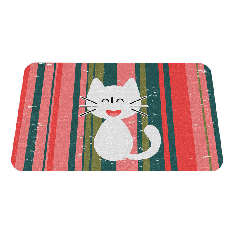Durable PVC Doormat, Non-Slip Underside, 15.7 x 27.6 inches | 100% Weather-Resistant PVC Material | Ideal for Indoor & Outdoor Use, Easy to Clean, Stylish Design for Home Entryways & Patios