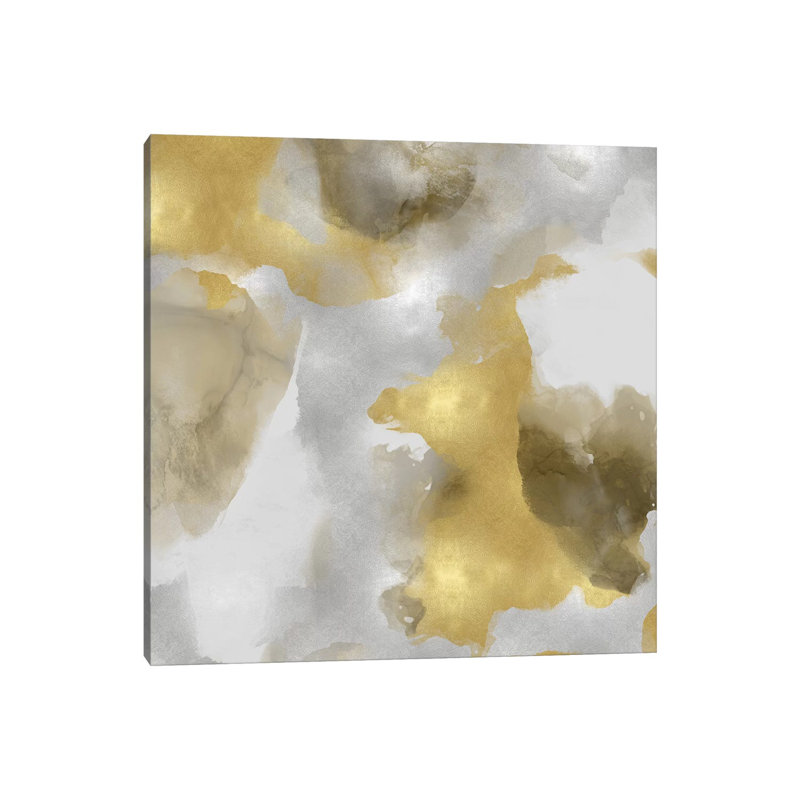 Whisper In Gold I by Lauren Mitchell - Wrapped Canvas Gallery-Wrapped Canvas Giclée, 93.98 cm H x 93.98 cm W x 3.175 cm D