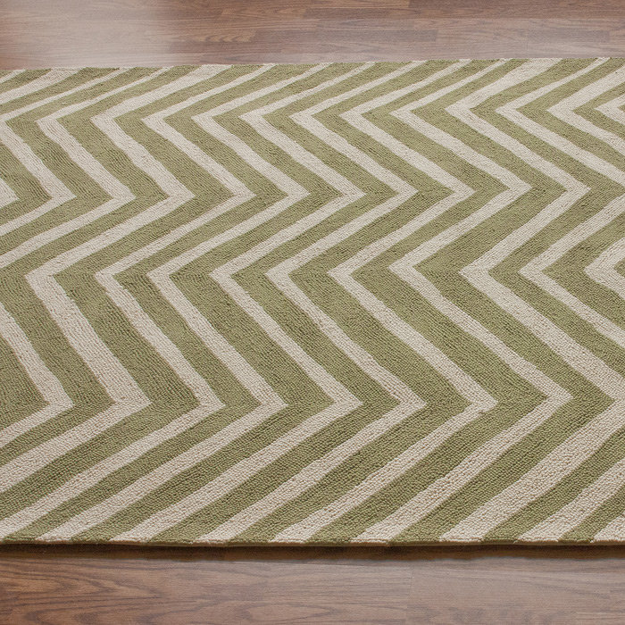 Wolfenbarger Wool Chevron Indoor Rug, Rectangle 3'6" x 5'6"