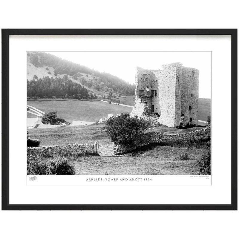 Arnside, Tower And Knott 1894 by Francis Frith - Single Picture Frame Print, 40cm H x 50cm W x 2.3cm D