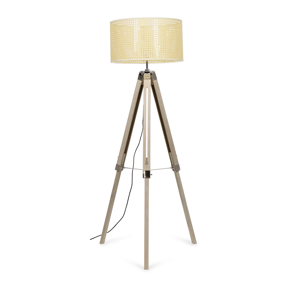 Bowers 144cm Brown Tripod Floor Lamp