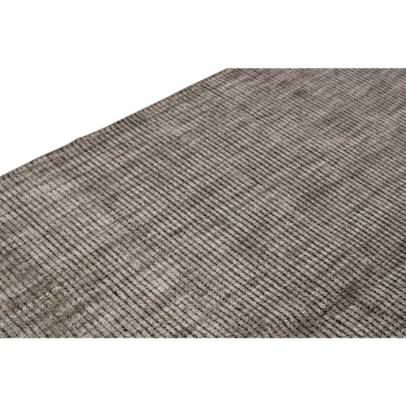 Tapis gris / ivoire noué à la main de qualité unique en son genre