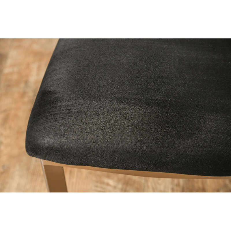 Chaise d'appoint Amorrah en noir