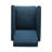 Navy Blue Fabric Push Back Chair For Elegant Home Décor-1211885166