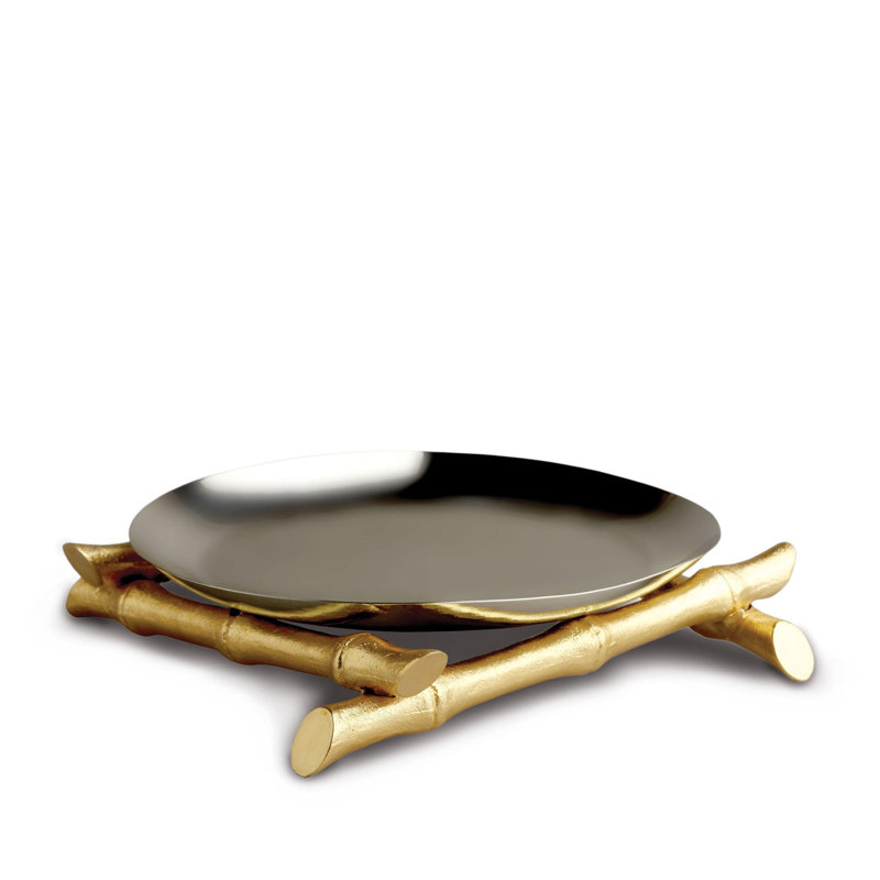 Round Bamboo Platter