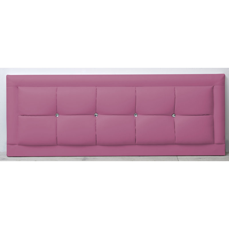 Velazquez Upholstered Headboard, Pink, Single (3')