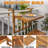 Solid Acacia Wood Folding Balcony Table-2032094532