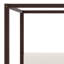 Lit plateforme à baldaquin en bois durable avec tête de lit tapissier-130023975-130023973
