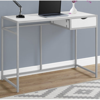 42" Metal Computer Desk by Home Enter Hub